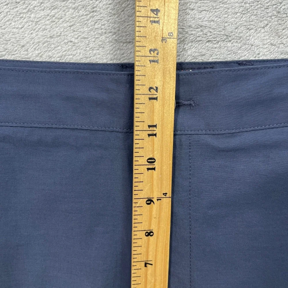 Faherty All Day Shorts Mens 42 Navy Blue Hybrid Swim Performance Stretch